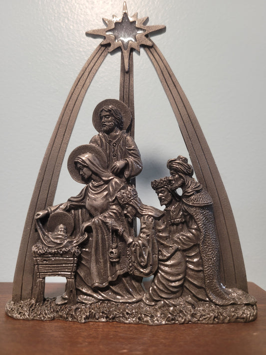 Nativity Scene w/ Epoxy Star